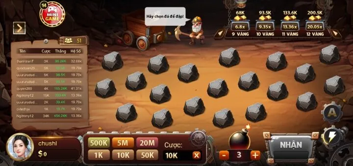 Tham gia săn vàng cùng Hitclub, game thủ nhận được gì?